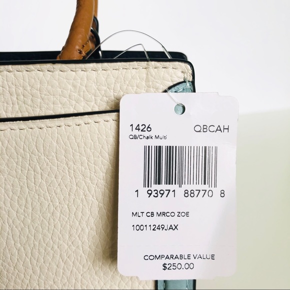 SOLD Coach Micro Zoe Crossbody Colorblock Mini - Picture 10 of 11